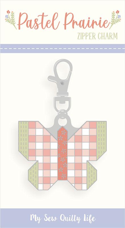 Pastel Prairie Zipper Pull Butterfly Heather Briggs My Sew Quilty Life MSQL-127N