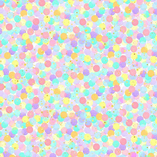 Pastel Party Balloons Multi Timeless Treasures Cotton Fabric TT-Kidz-CD3473-MULTI