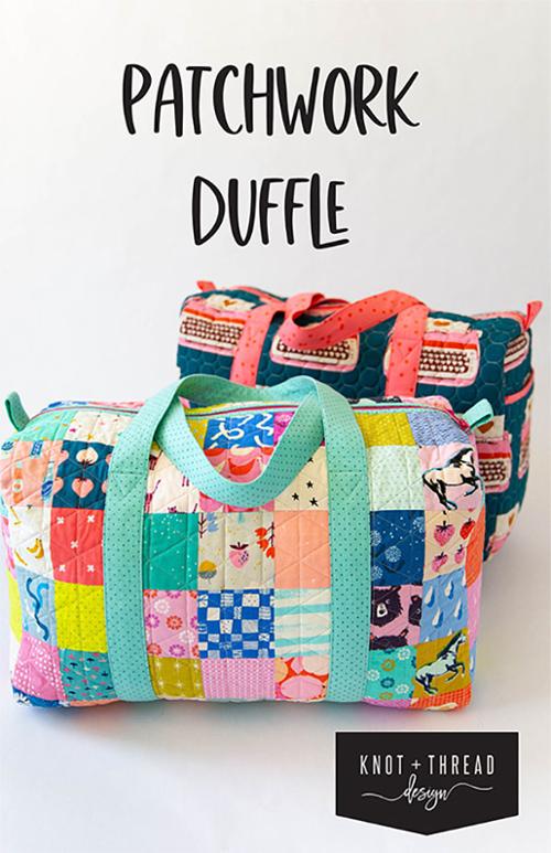 Patchwork Duffle Pattern Kaitlyn Howell Knot And Thread Designs