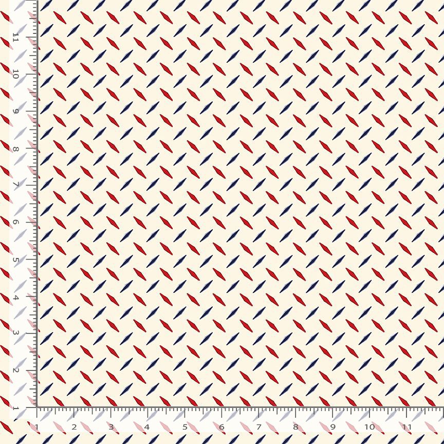 Path to Freedom Diamond Geo Cream The Combat Quilter Timeless Treasures Cotton Fabric TT-CQ-CD3919-CREAM