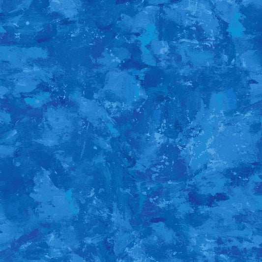 Patina Texture Sapphire Blue Michael Miller Cotton Fabric