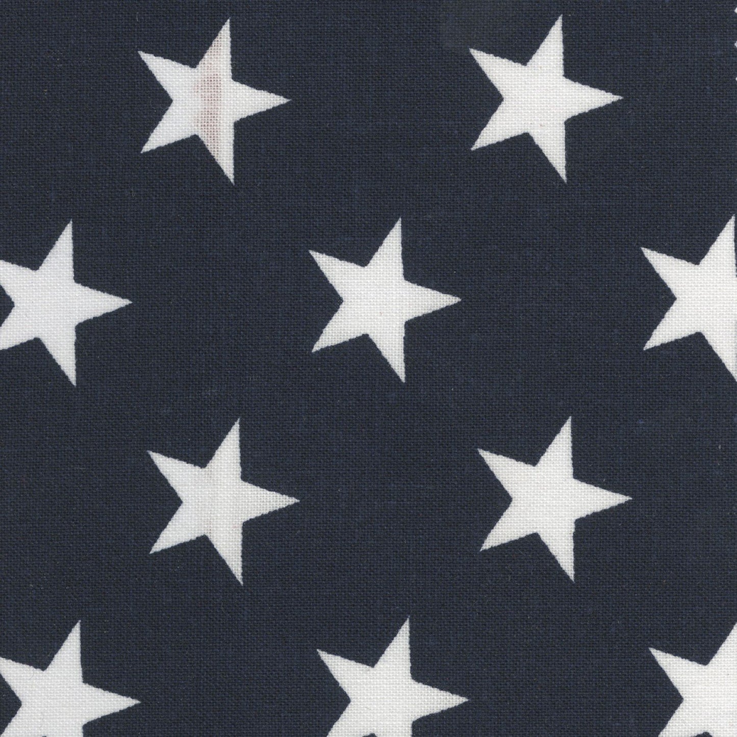 Patriotic 108" Wide Back White Stars Navy Foust Textiles Cotton Fabric