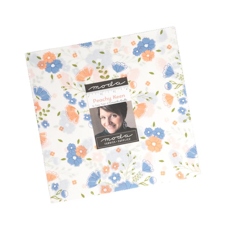 Peachy Keen 10" Squares Layer Cake Corey Yoder Moda Cotton Fabric MD-29170LC | US Fabric Shop