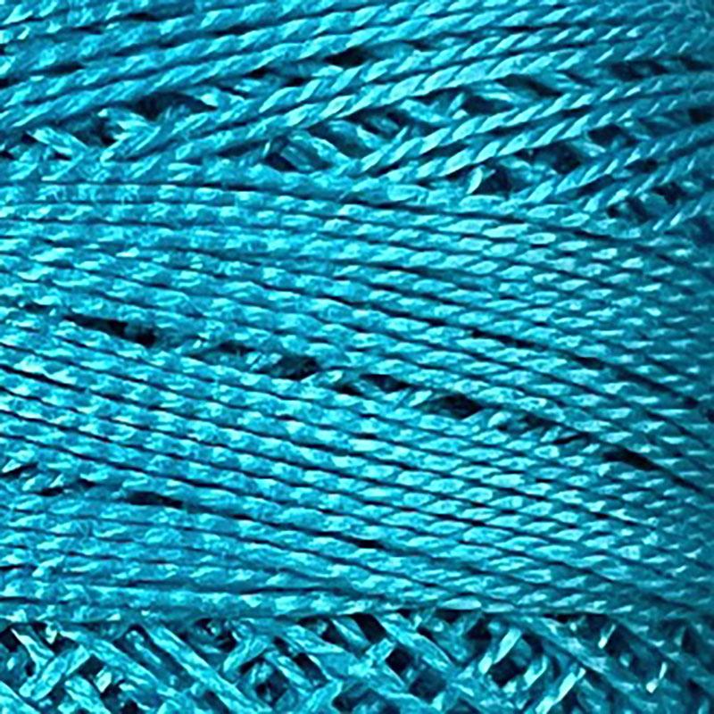 Pearl Cotton Solid 12wt Thread Bright Turquoise Valdani VL-PC12-093