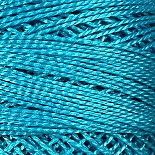 Pearl Cotton Solid 12wt Thread Bright Turquoise Valdani VL-PC12-093
