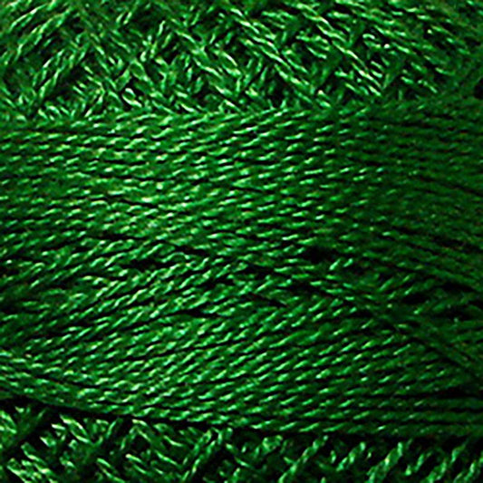 Pearl Cotton Solid 12wt Thread Christmas Green Valdani VL-PC12-025
