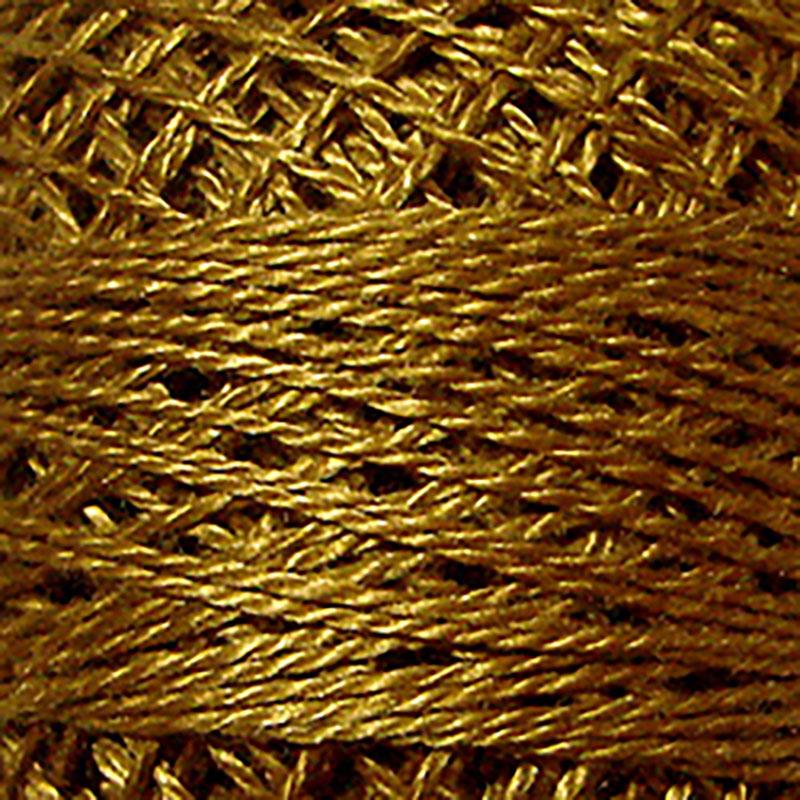 Pearl Cotton Solid 12wt Thread Dark Antique Gold Valdani VL-PC12-154