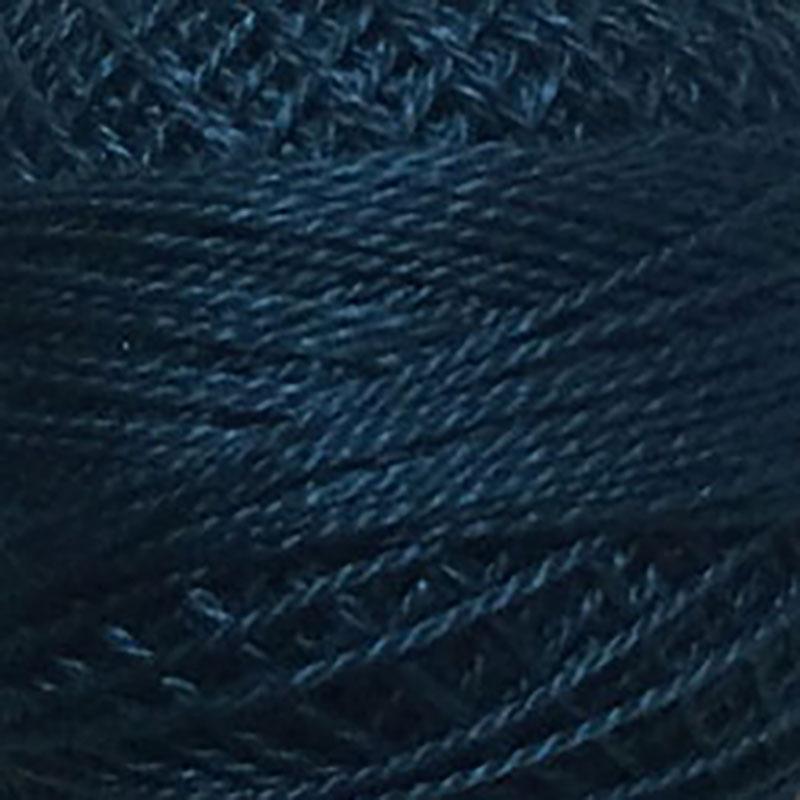 Pearl Cotton Solid 12wt Thread Dark Blue Valdani VL-PC12-042