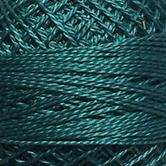 Pearl Cotton Solid 12wt Thread Teal Valdani VL-PC12-315
