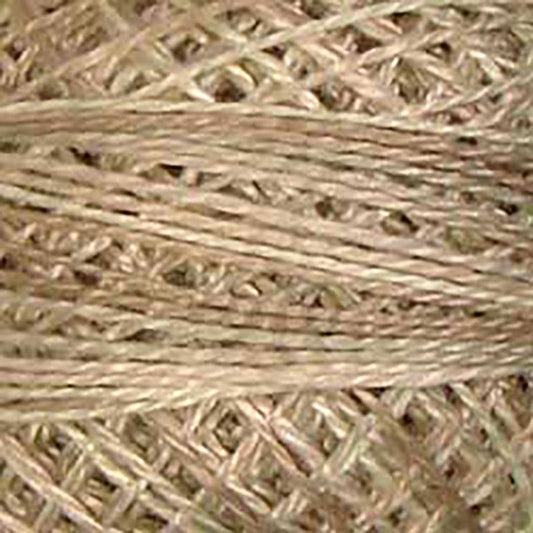 Pearl Cotton Variegated 12wt Thread Aged White Light Valdani VL-PC12-P4