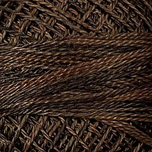 Pearl Cotton Variegated 12wt Thread Brown Valdani VL-PC12-P12