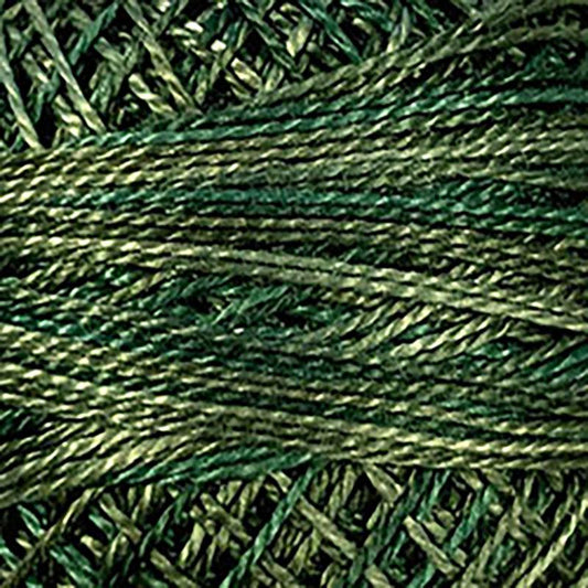 Pearl Cotton Variegated 12wt Thread Green Pastures Valdani VL-PC12-O526