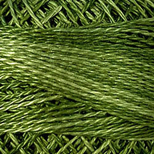 Pearl Cotton Variegated 12wt Thread Morning Grass Valdani VL-PC12-O560