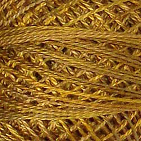 Pearl Cotton Variegated 12wt Thread Tarnished Gold Valdani VL-PC12-P5