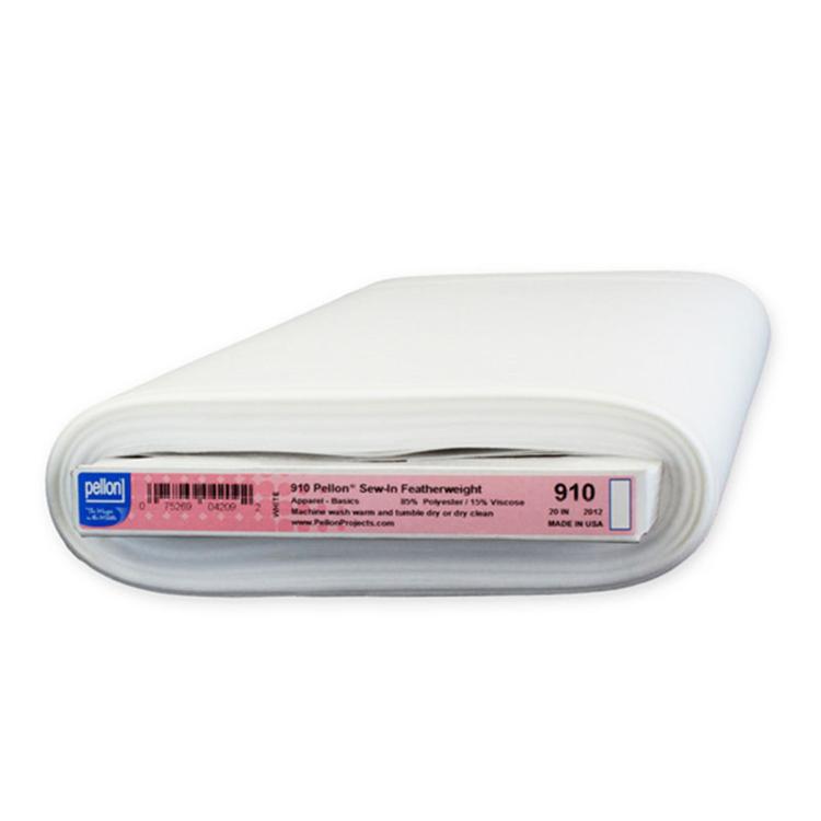 Pellon Sew In Interfacing 20" wide White Pellon PELLON-910 SOLD BY YARD