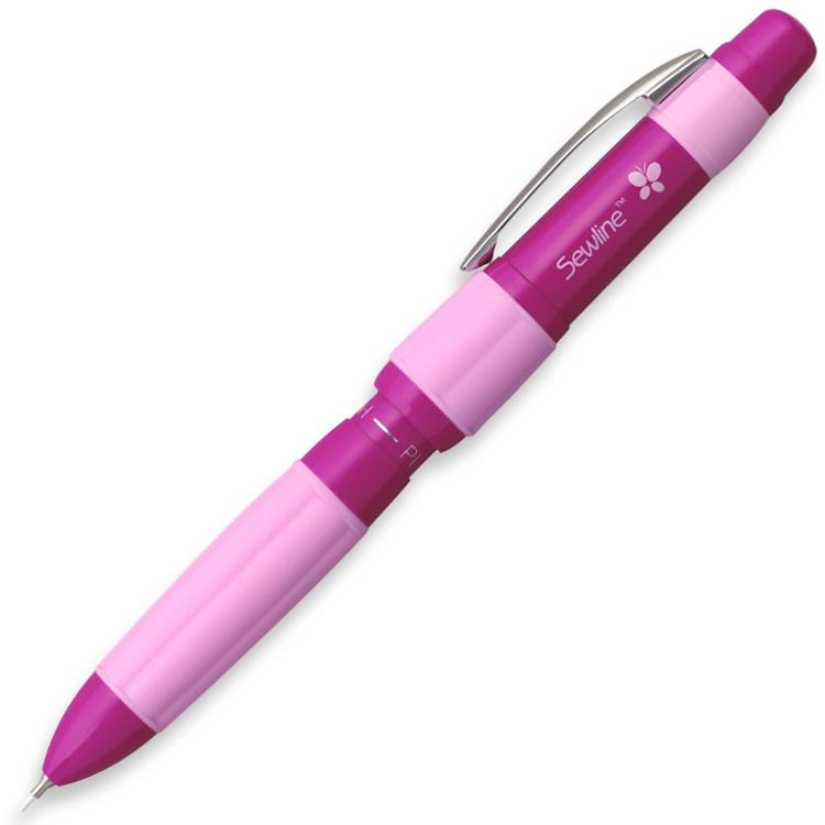 Pencil Trio White Black Pink .9mm lead Sewline