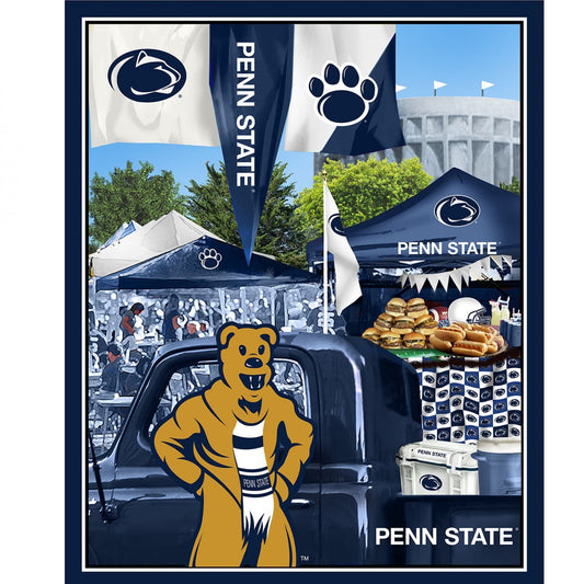 Penn State Nittany Lions NCAA PSU Tailgate Panel Cotton Fabric