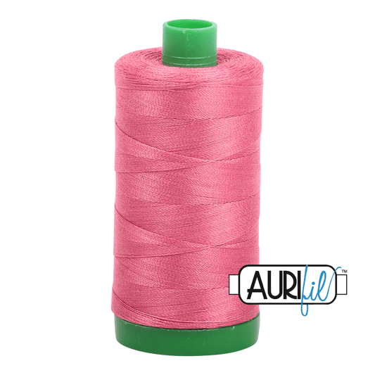 Peony Pink 40 wt 1094 yd Large Spool Aurifil Cotton Quilting Thread AF-MK40SC6-2440