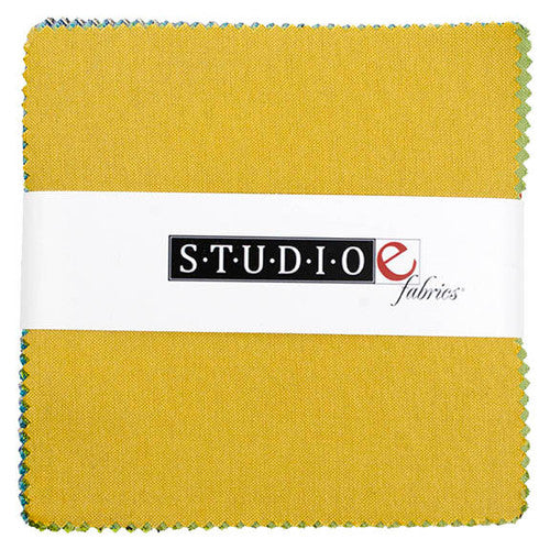 Peppered Cotton 5" x 5" Squares 42 Pcs Studio E Cotton Fabric