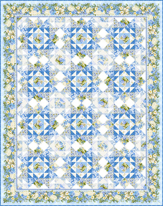 Periwinkle Spring Quilt Pattern Jason Yenter In The Beginning