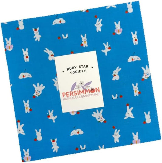 Persimmon 5" Squares Charm Pack Rashida Coleman-Hale Ruby Star Society Moda Fabrics Cotton Fabric MD-RS1118PP