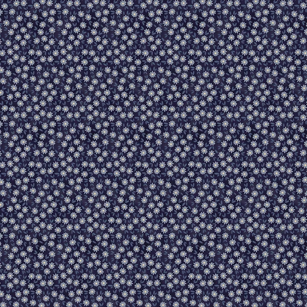 Petite Petals 2 Ditsy Daisy Blue Paintbrush Studios Cotton Fabric PBS-120-26291