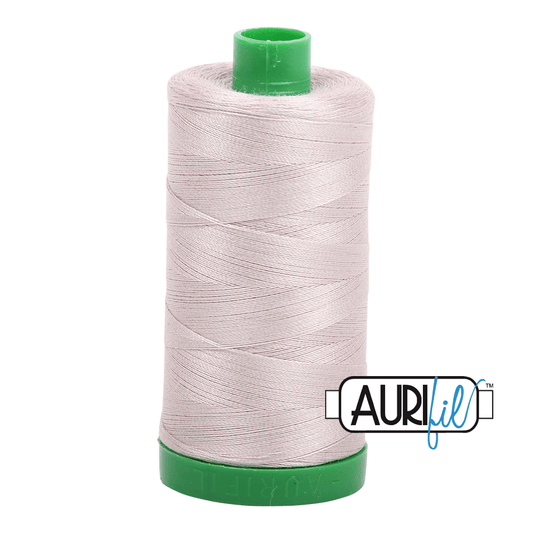 Pewter Grey 40 wt 1094 yd Large Spool Aurifil  Cotton Quilting Thread AF-MK40SC6-6711