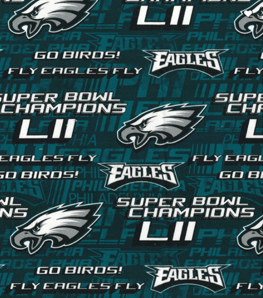 Philadelphia Eagles NFL Superbowl Champions Fabric Traditions Cotton Fabric