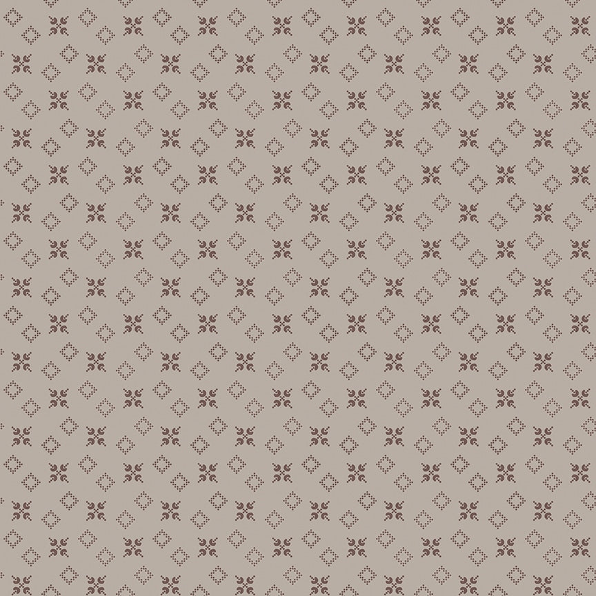 Piece & Plenty Backyard Pebble Gray Lori Holt Riley Blake Designs Cotton Fabric