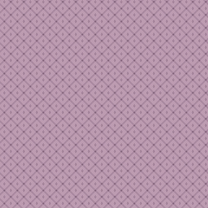 Piece & Plenty Flower Bed Taffy Purple Lori Holt Riley Blake Designs Cotton Fabric