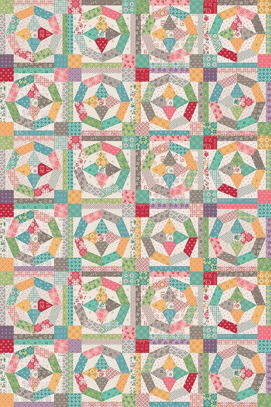 Piece & Plenty Home Décor Vintage Spring Multi Lori Holt Riley Blake Designs Cotton Fabric
