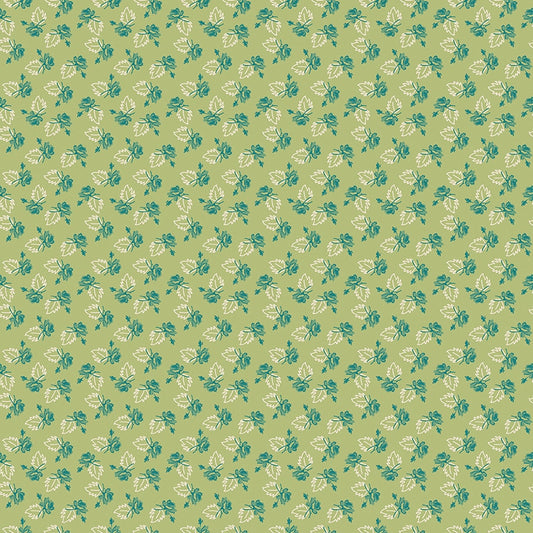 Piece & Plenty Rose Lettuce Green Lori Holt Riley Blake Designs Cotton Fabric