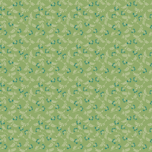 Piece & Plenty Vine Basil Green Lori Holt Riley Blake Designs Cotton Fabric