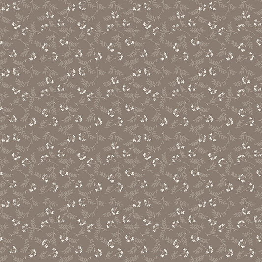 Piece & Plenty Vine Pebble Gray Lori Holt Riley Blake Designs Cotton Fabric