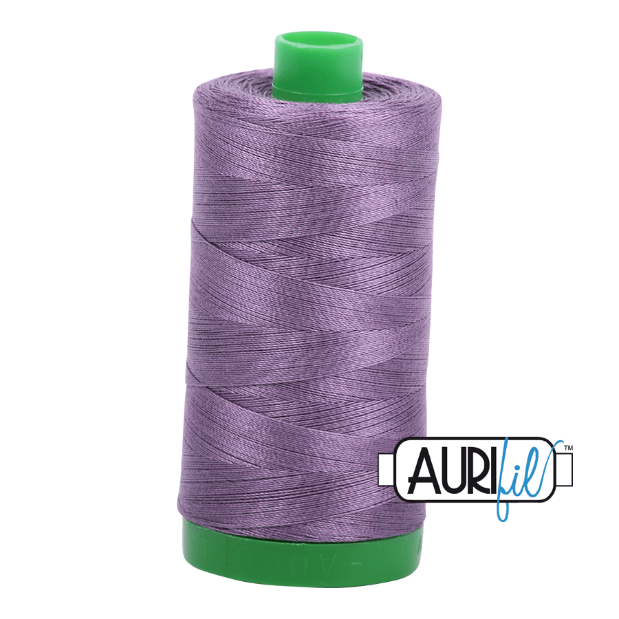 Plumtastic Purple 40 wt 1094 yd Large Spool Aurifil Cotton Quilting Thread AF-MK40SC6-6735