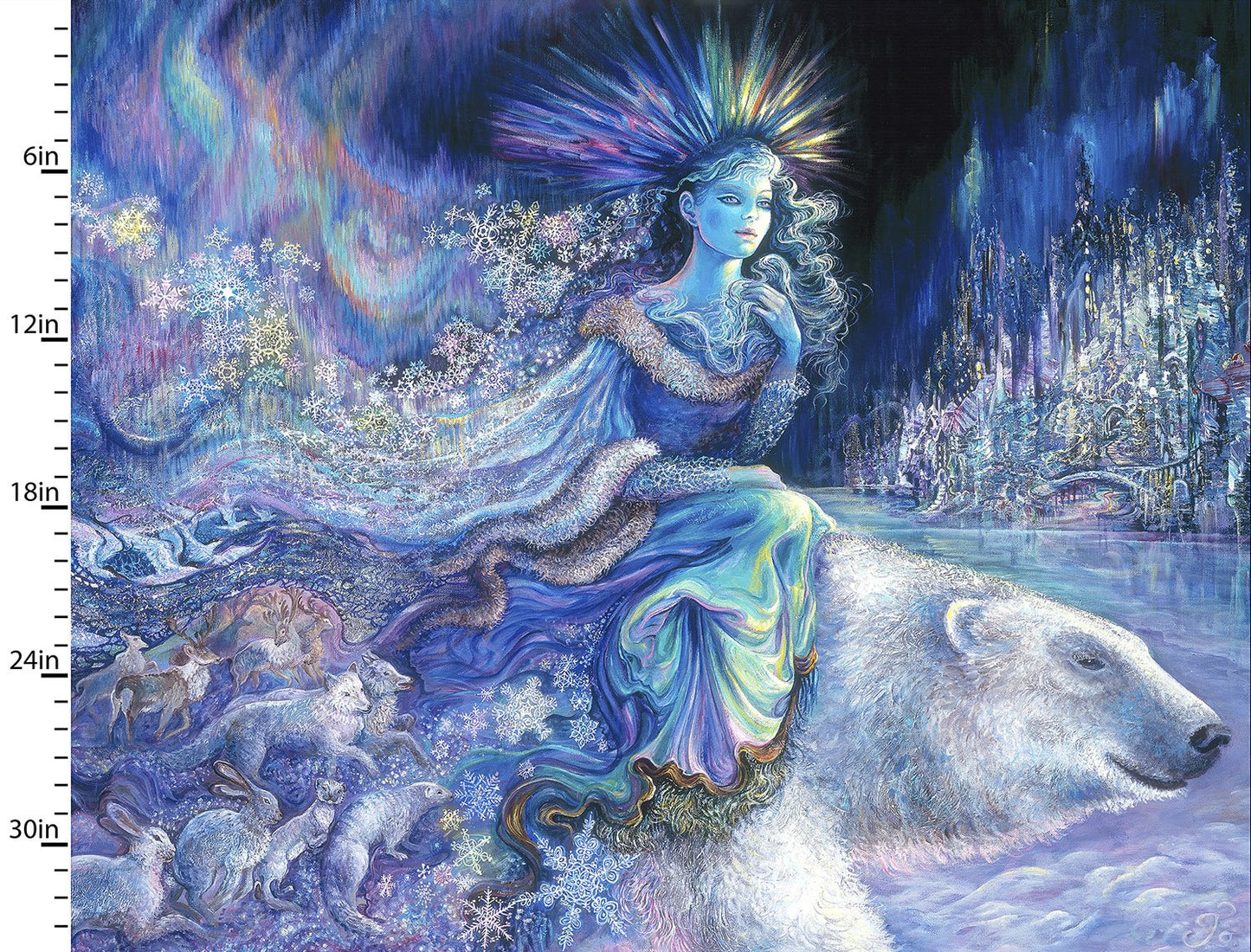 Polar Journey Large Panel 34" Josephine Wall 3 Wishes Cotton Fabric