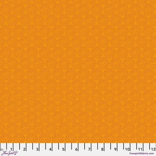 Pop Cloth Love Circles Orange Sew Kind of Wonderful Free Spirit Cotton Fabric FS-PWSK100.LOVE