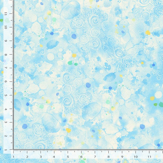 Poppy Serenade 108" Wide back Sky Texture Dream Blue Timeless Treasures Cotton Fabric TT-XPOPPY-CD4169-DREAM