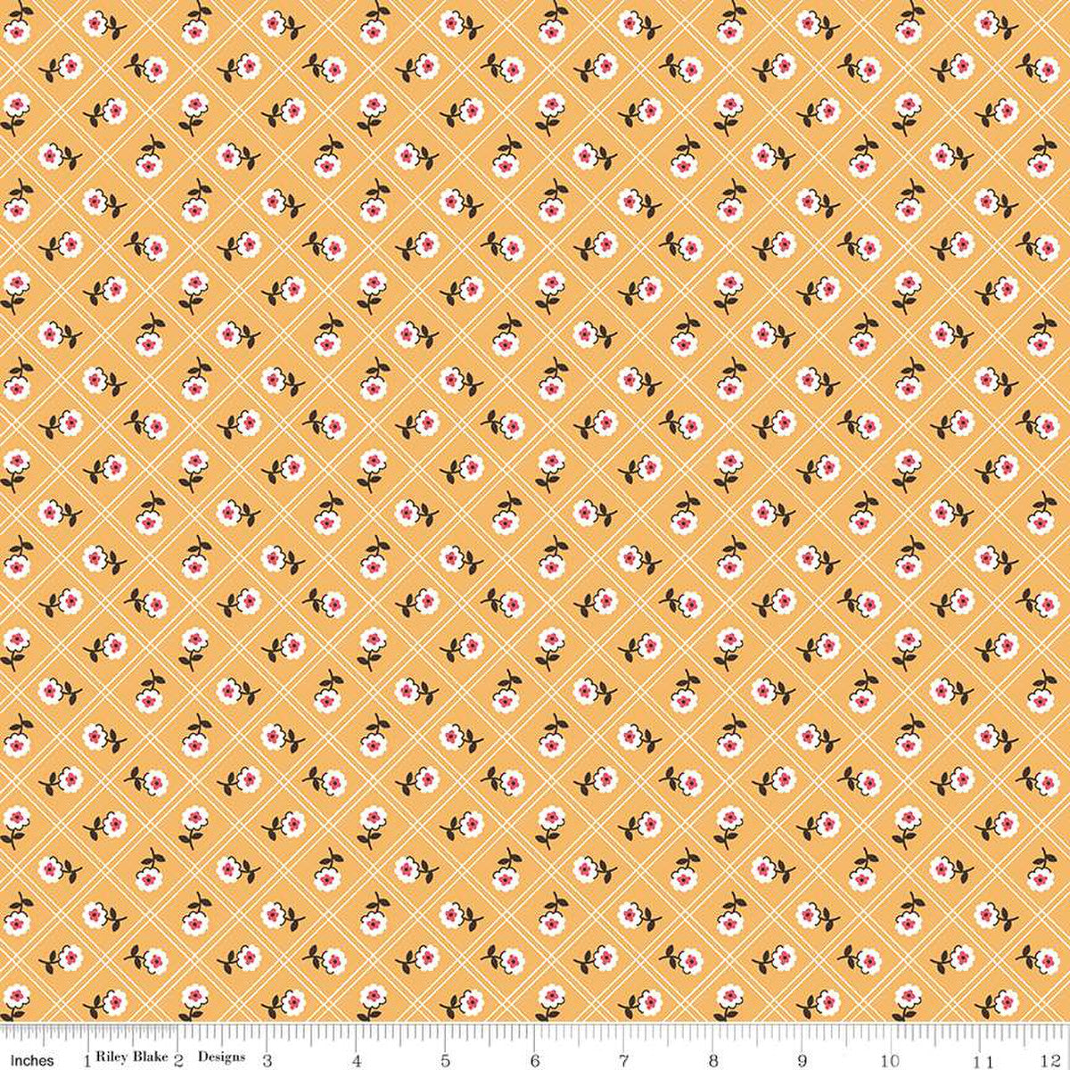 Prairie Rose Heirloom Daisy Lori Holt Riley Blake Designs Cotton Fabric RB-C12303-DAISY | US Fabric Shop