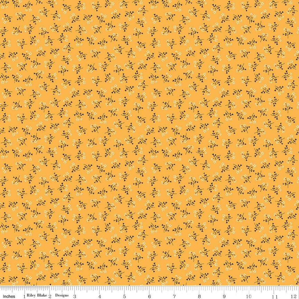 Prairie Bonnet Heirloom Daisy Yellow Lori Holt Riley Blake Designs Cotton Fabric RB-C12307-Daisy