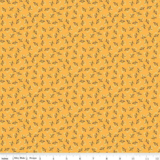 Prairie Bonnet Heirloom Daisy Yellow Lori Holt Riley Blake Designs Cotton Fabric RB-C12307-Daisy