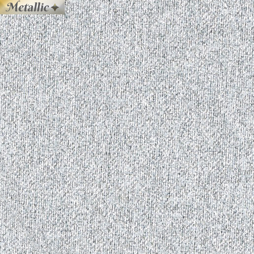 Precious Metals Silver Mine Metallic Kanvas Studio Benartex Cotton Fabric