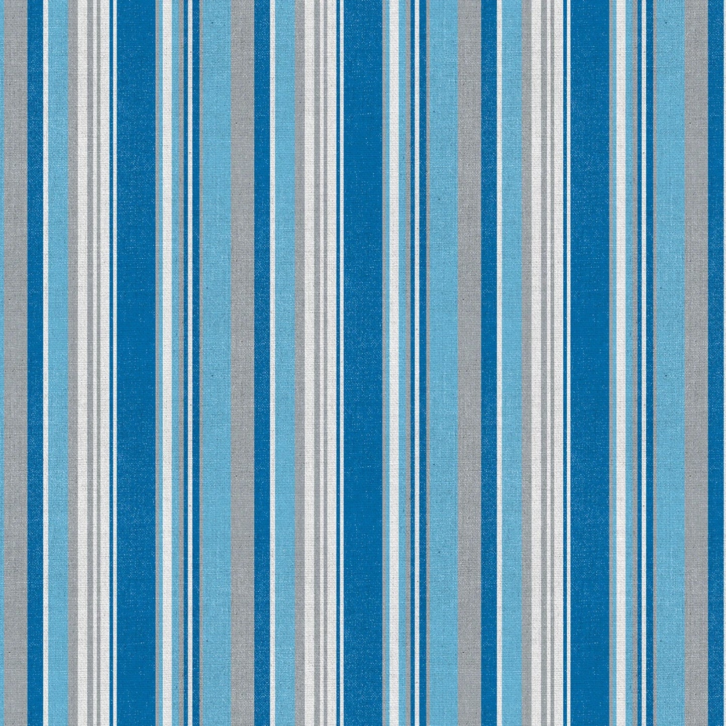 Pride of Detroit Stripes Blue Grey Paintbrush Studios Cotton Fabric PBS-120-26582