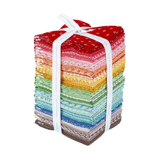 Prim Fat Quarter Bundle 18"X22" 42pcs Lori Holt Riley Blake Cotton Fabric RB-FQ-9690-42