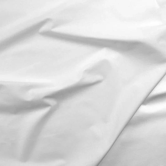 (SOLD PER BOLT) Primo Solids White Paintbrush Studio Cotton Fabric PBS-Primo-161-00-White-FB