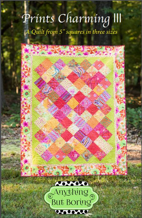 Prints Charming III Quilt Pattern Anything But Boring ABB-PrintsCharmingIII