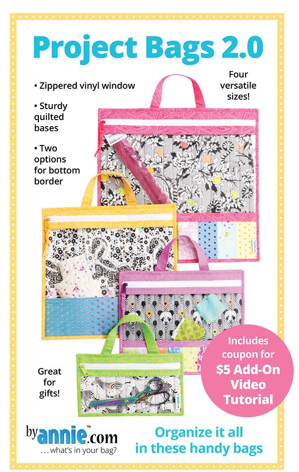 Project Bags 2.0 Bag/Tote Pattern Annie Unrein Patterns By Anne PBA-2062