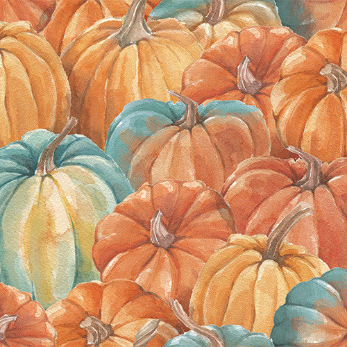 Pumpkin Please Gourd Gather Orange Courtney Morgenstern 3 Wishes Fabrics Cotton Fabric