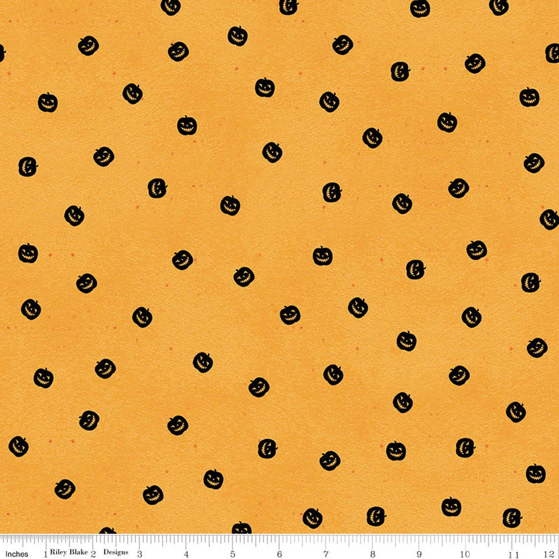 Pumpkin Patch Pumpkin Toss Orange J Wecker Frisch Riley Blake Designs Cotton Fabric RB-C14575-ORANGE