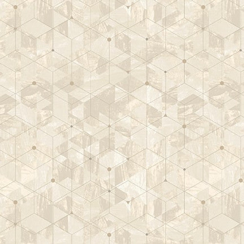 Purely Neutral Texture Geo Linework Satin Moon Designs Blank Quilting Cotton Fabric